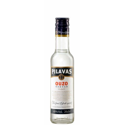 Ouzo Pilavas Nektar 40% 0,2l Pilavas