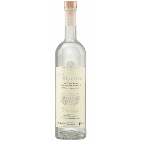 Tsipouro Tirnavou mit Anis 42% 0,7l Katsaros