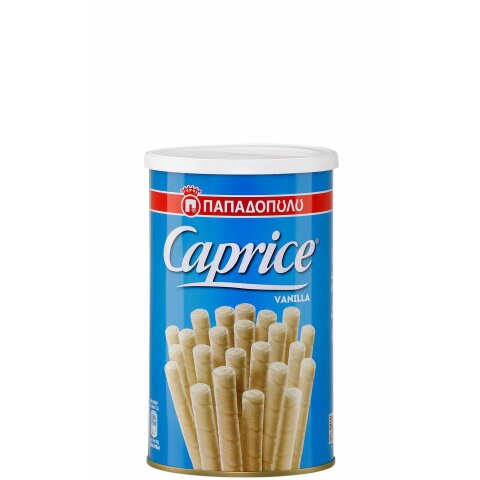 Caprice Waffelröllchen Vanille 250g Papadopoulos