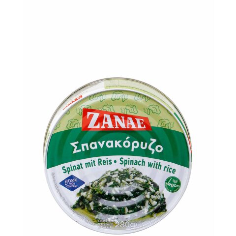 Spinat mit Reis "Spanakorizo" 280g Zanae