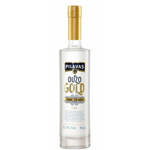 Ouzo Pilavas Gold dry 43,5% 0,5l Pilavas