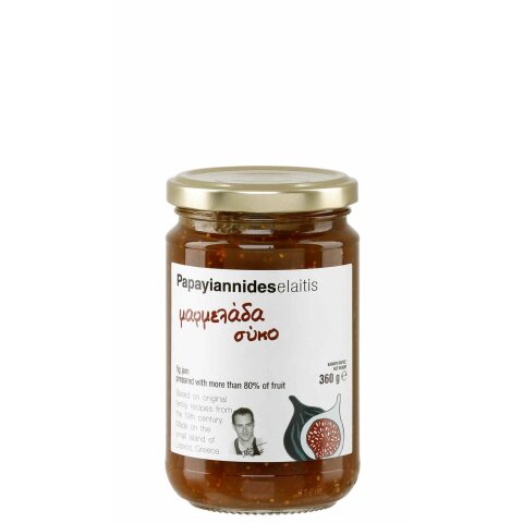 Feigen Konfitüre (80% Frucht) 360g Papayiannides