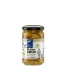 Grüne Oliven Bio mit Mandeln gefüllt 170g...