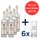 Ouzo Plomari 40% 6x 0,7l + 6 Gläser GRATIS Arvanitis